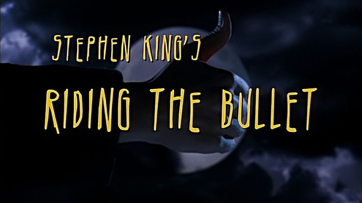 Title screen of Riding the Bullet