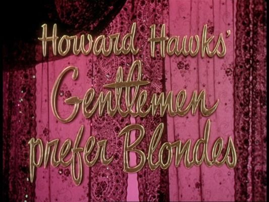 Title screen of Gentlemen Prefer Blondes