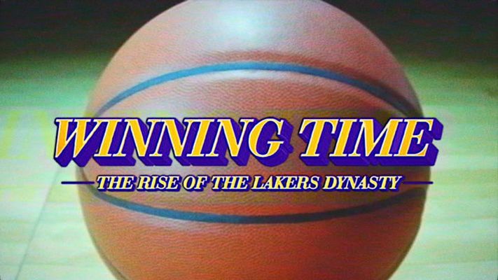Title screen of Winning Time: The Rise of the Lakers Dynasty
