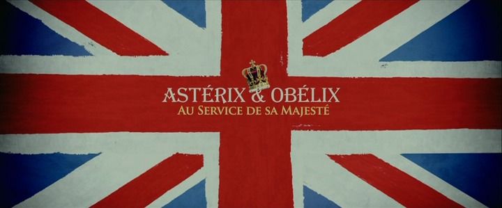 Title screen of Astérix et Obélix: Au service de Sa Majesté