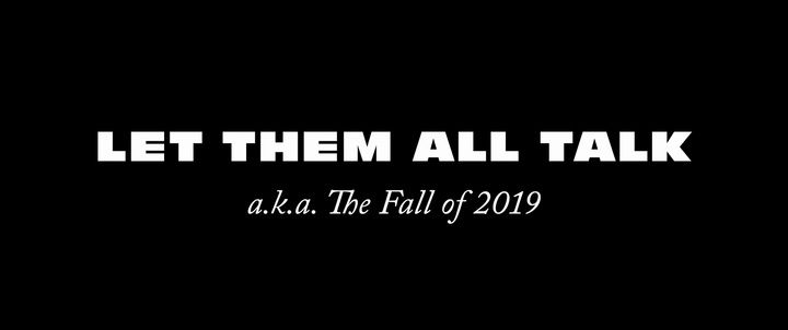 Title screen of Let Them All Talk