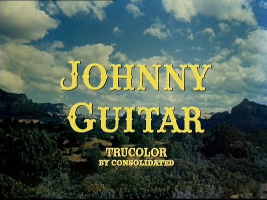 Title screen of Johnny Guitar