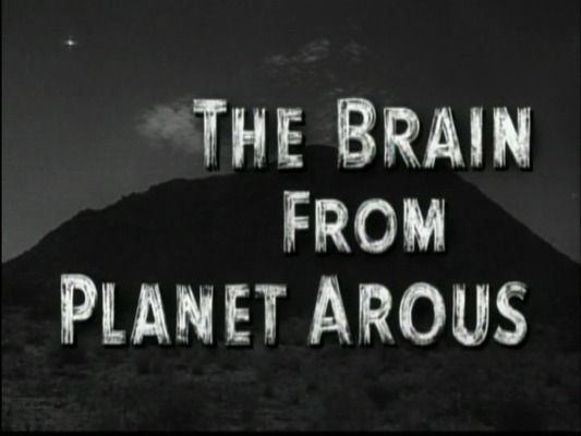 Title screen of The Brain from Planet Arous