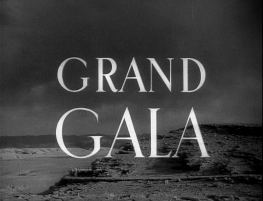 Title screen of Grand gala