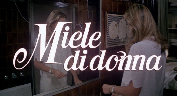 Title screen of Miele di donna