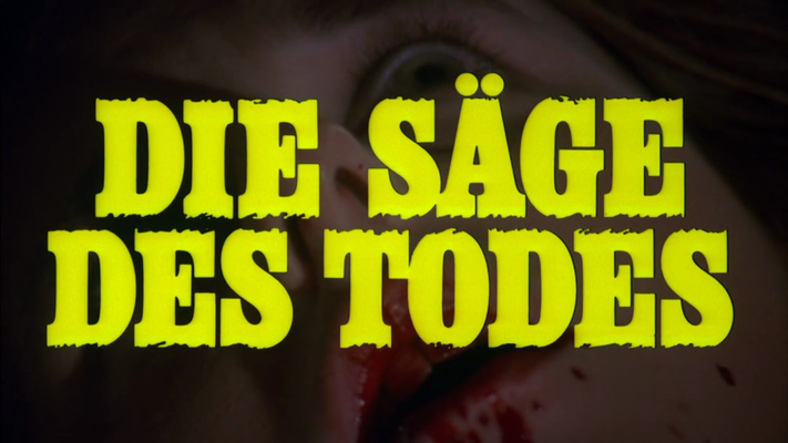 Title screen of Die Säge des Todes