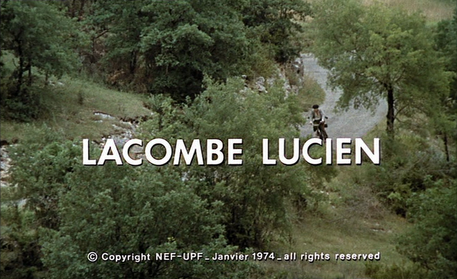 Title screen of Lacombe Lucien