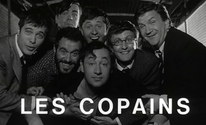 Title screen of Les copains