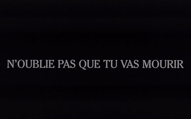 Title screen of N'oublie pas que tu vas mourir