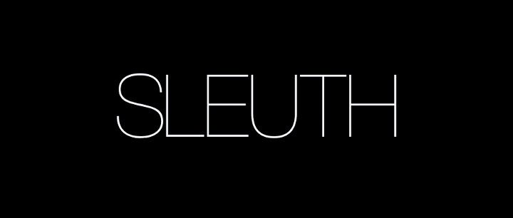 Title screen of Sleuth