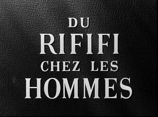 Title screen of Du rififi chez les hommes