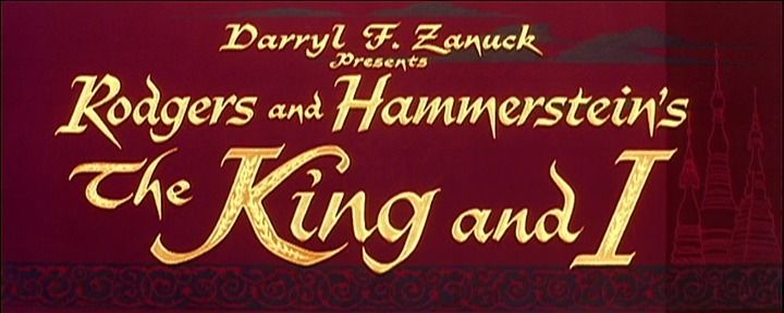 Title screen of The King and I