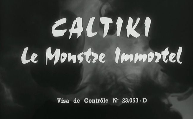 Title screen of Caltiki - il mostro immortale