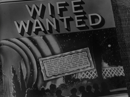 Title screen of Wife Wanted