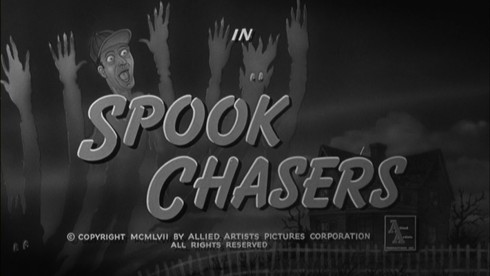 Title screen of Spook Chasers