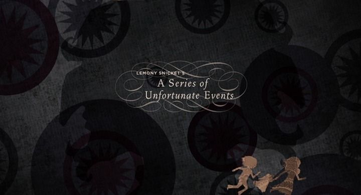 Title screen of Lemony Snicket's A Series of Unfortunate Events