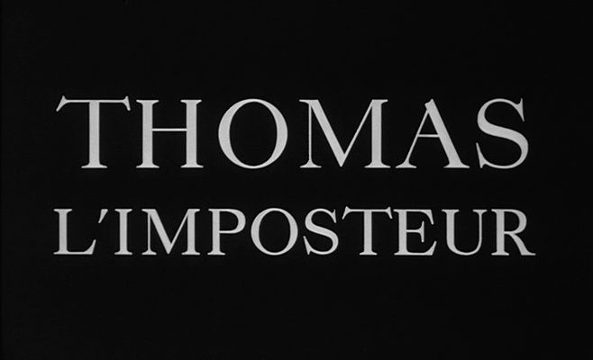 Title screen of Thomas l'imposteur