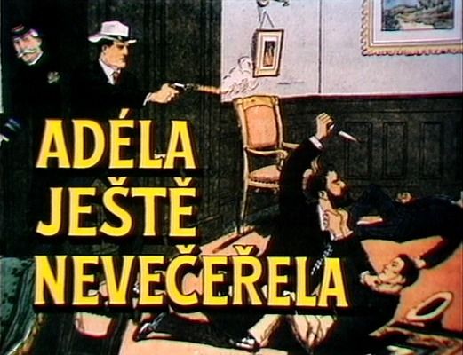 Title screen of Adéla jeste nevecerela