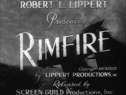 Title screen of Rimfire