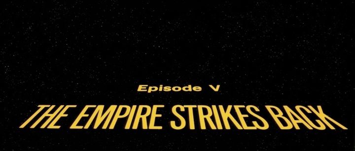 Title screen of Star Wars: Episode V - The Empire Strikes Back