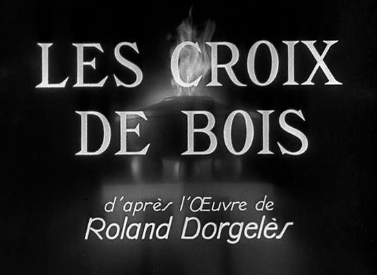 Title screen of Les croix de bois