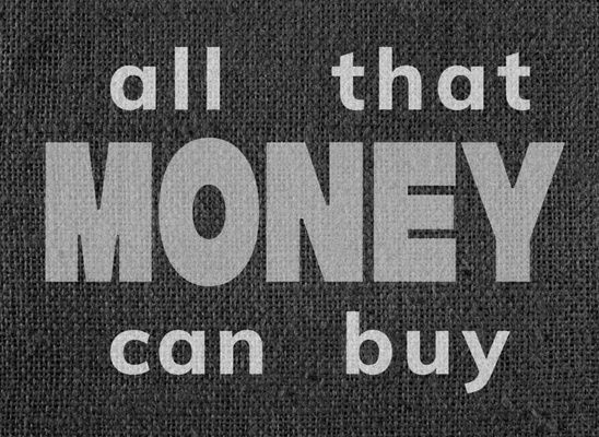 Title screen of All That Money Can Buy