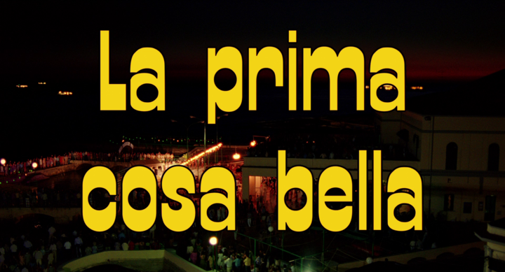 Title screen of La prima cosa bella