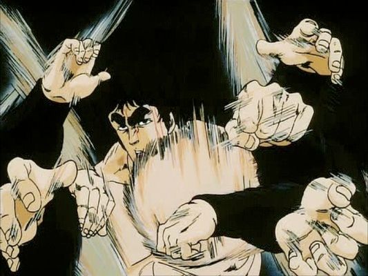 Shot from Hokuto no Ken