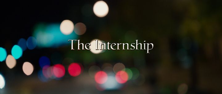 Title screen of The Internship