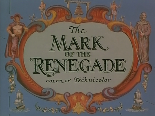 Title screen of Mark of the Renegade