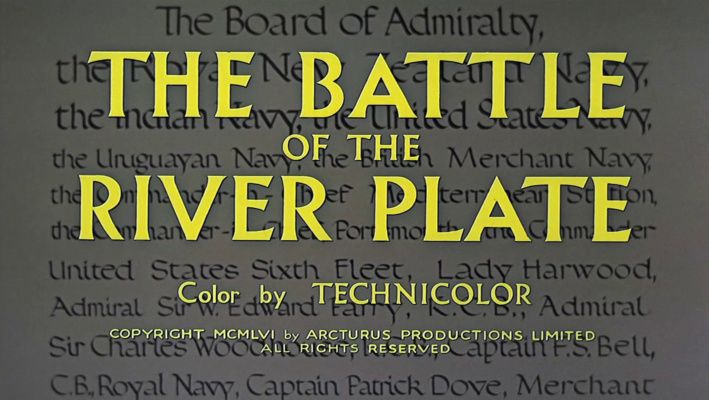 Title screen of The Battle of the River Plate