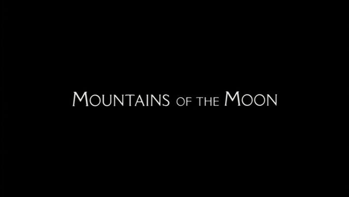 Title screen of Mountains of the Moon