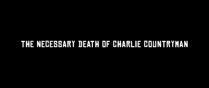 Title screen of The Necessary Death of Charlie Countryman