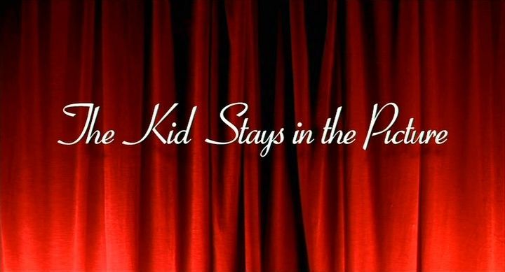 Title screen of The Kid Stays in the Picture