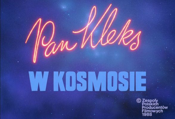 Title screen of Pan Kleks w kosmosie