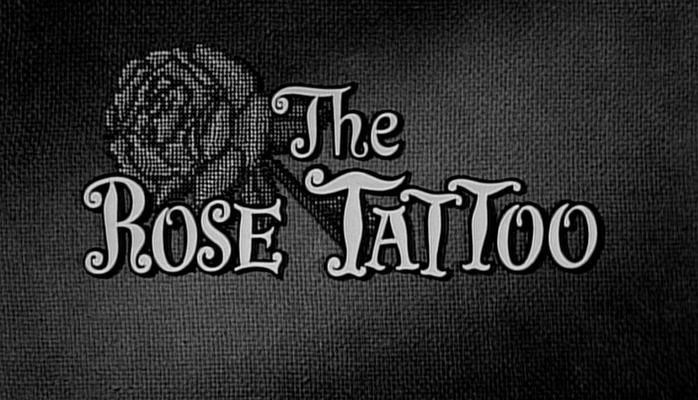 Title screen of The Rose Tattoo