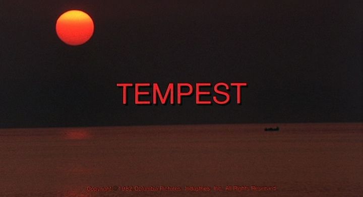Title screen of Tempest