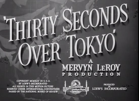 Title screen of Thirty Seconds Over Tokyo