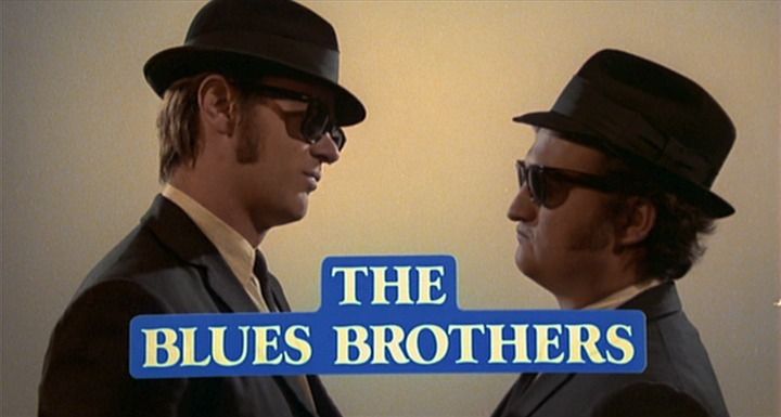 Title screen of The Blues Brothers