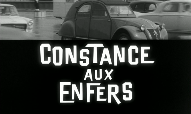 Title screen of Constance aux enfers
