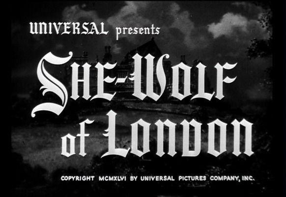 Title screen of She-Wolf of London