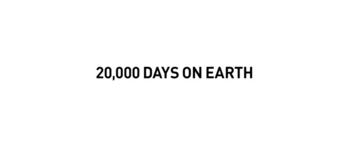 Title screen of 20,000 Days on Earth
