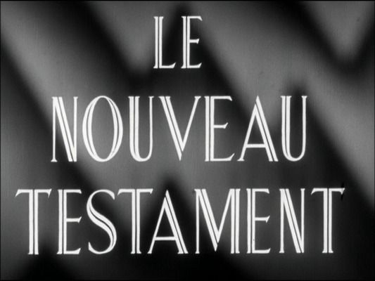 Title screen of Le nouveau testament