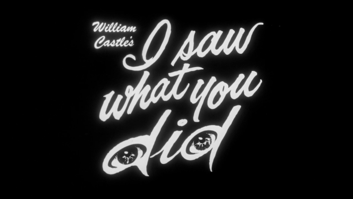 Title screen of I Saw What You Did