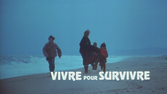 Title screen of Vivre pour survivre