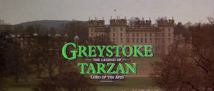 Title screen of Greystoke: The Legend of Tarzan, Lord of the Apes