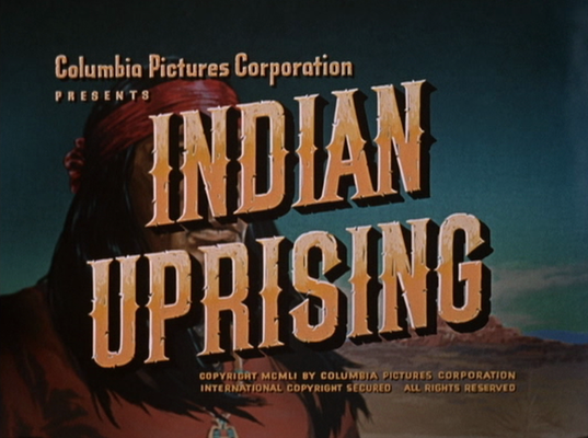 Title screen of Indian Uprising
