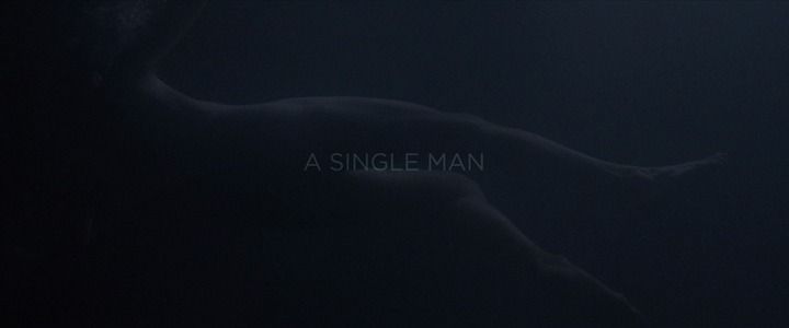 Title screen of A Single Man