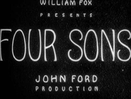 Title screen of Four Sons