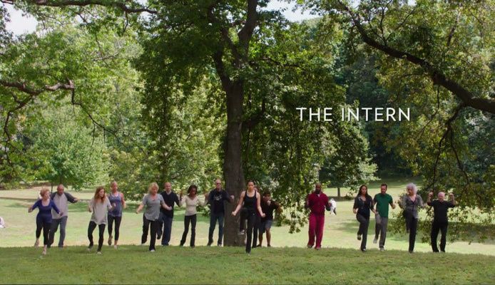 Title screen of The Intern